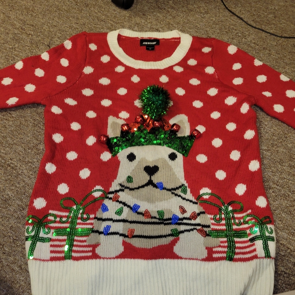 Joe Boxer ugly Christmas sweater (small)
